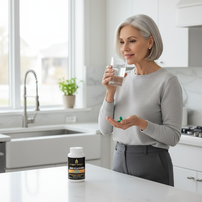 Bio Cleanse Pure Chlorella Capsules - Pure 500mg in 50 Veggie Capsules