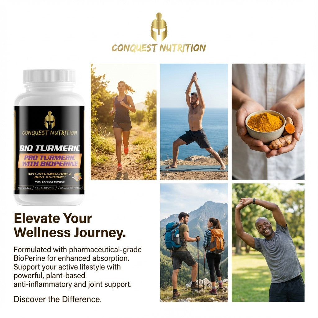 Bio Turmeric Pro with BioPerine - 60 Veggie Capsules for Enhanced Absorption