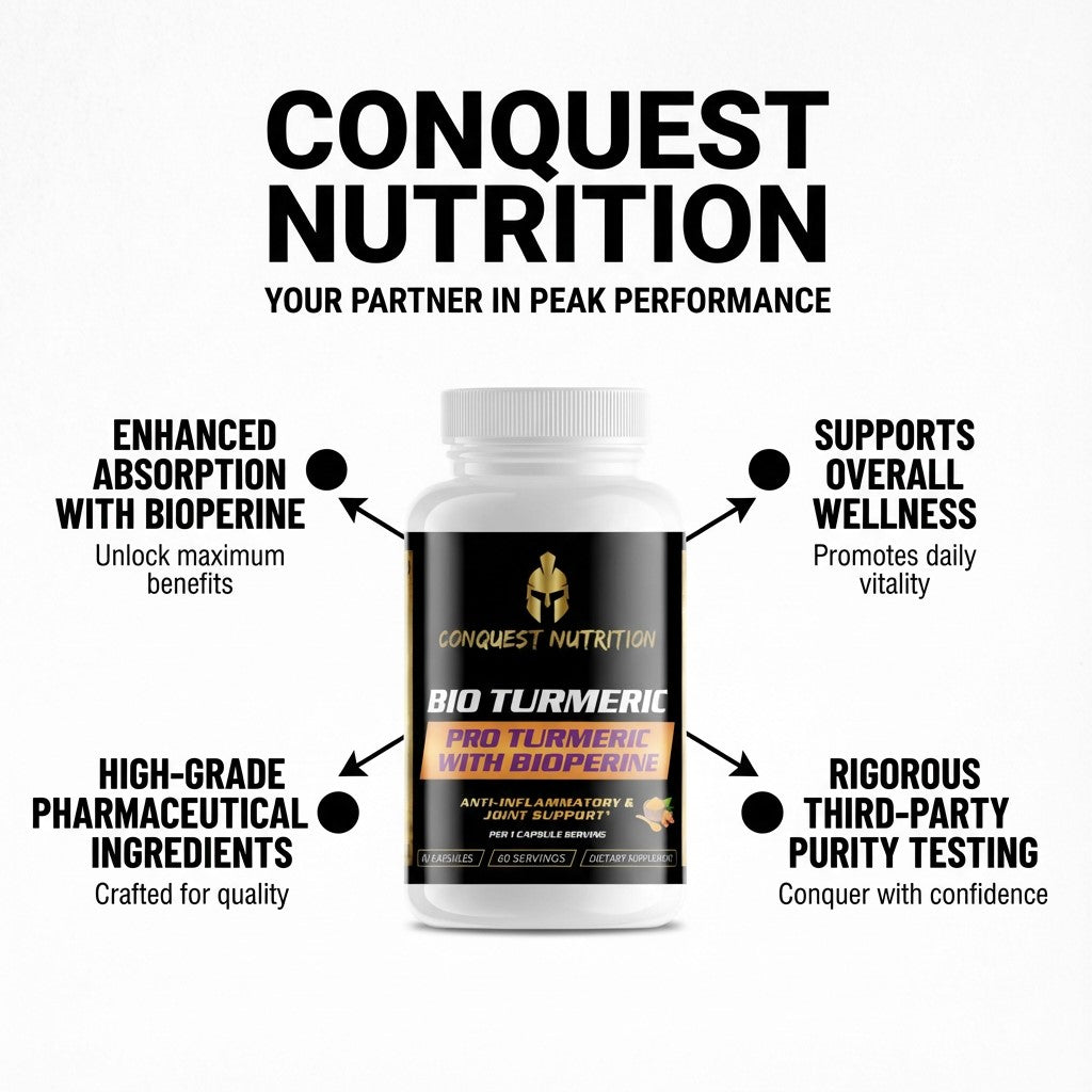 Bio Turmeric Pro with BioPerine - 60 Veggie Capsules for Enhanced Absorption