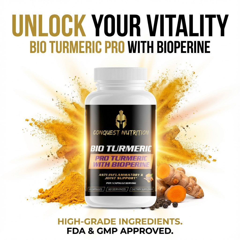 Bio Turmeric Pro with BioPerine - 60 Veggie Capsules for Enhanced Absorption