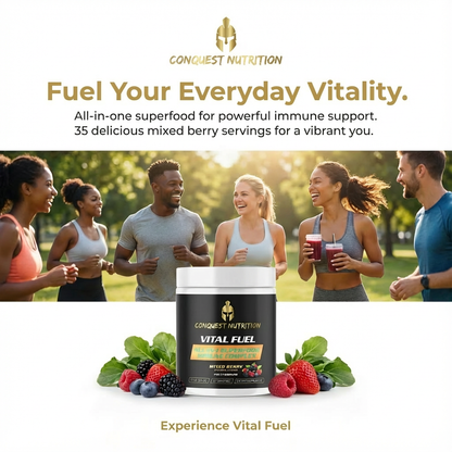 Vital Fuel All-In-1 Superfood Immune Complex Mixed Berry Flavor - 35 Servings