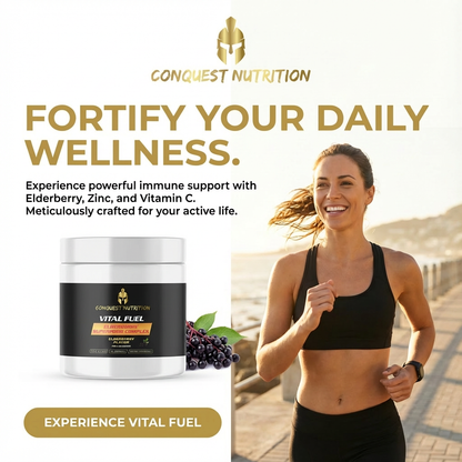 Vital Fuel Elderberry Immunity with Zinc & Vitamin C - Boost Your Immunity with 30 Servings