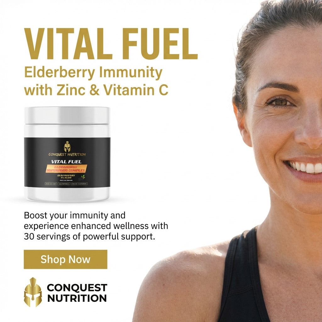 Vital Fuel Elderberry Immunity with Zinc & Vitamin C - Boost Your Immunity with 30 Servings