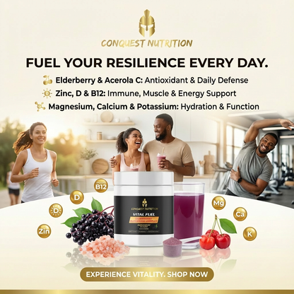 Vital Fuel Elderberry Immunity with Zinc & Vitamin C - Boost Your Immunity with 30 Servings
