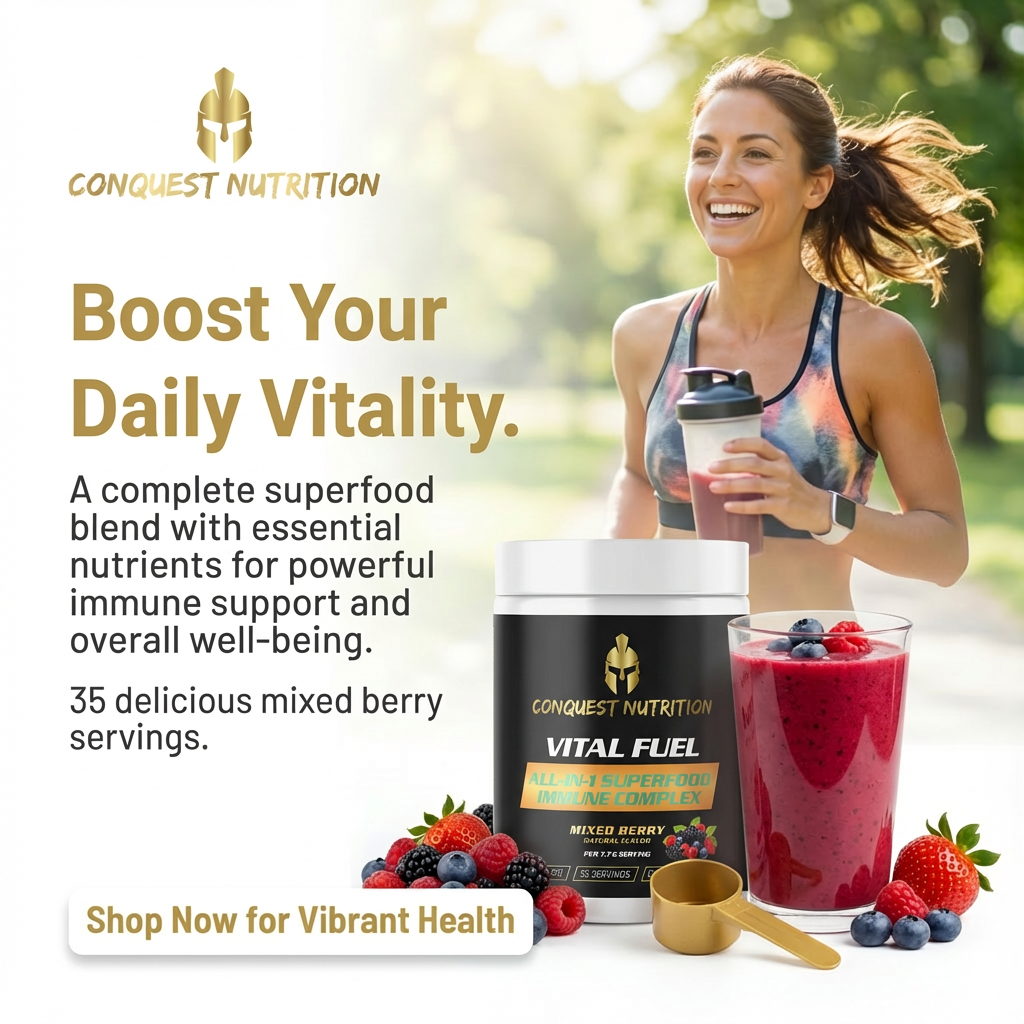 Vital Fuel All-In-1 Superfood Immune Complex Mixed Berry Flavor - 35 Servings