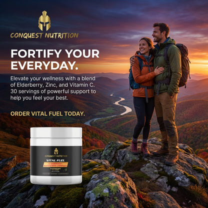 Vital Fuel Elderberry Immunity with Zinc & Vitamin C - Boost Your Immunity with 30 Servings