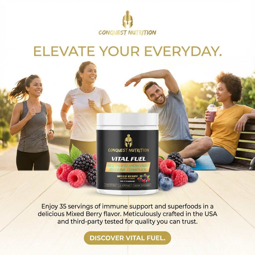 Vital Fuel All-In-1 Superfood Immune Complex Mixed Berry Flavor - 35 Servings