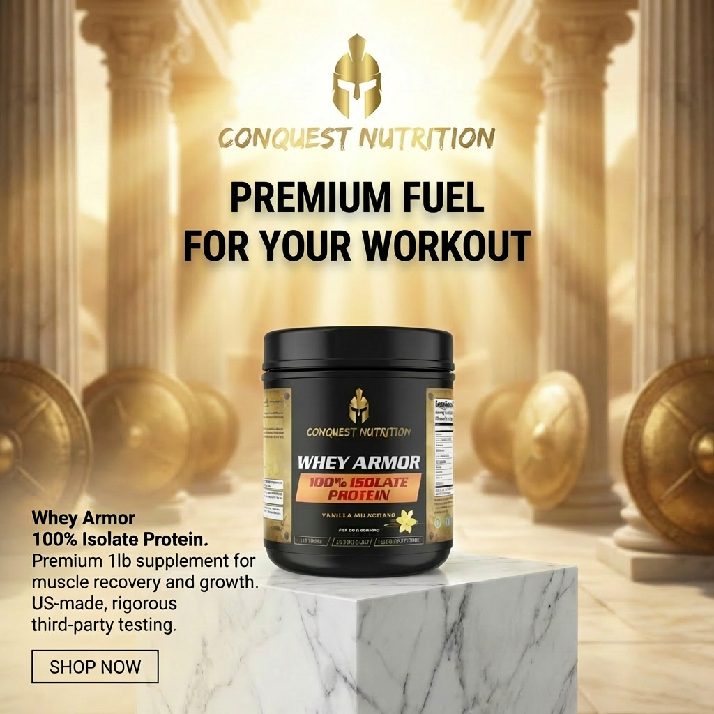 Whey Armor 100% Isolate Protein Vanilla Milkshake Flavor 1lb - Premium Protein Supplement