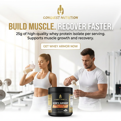 Whey Armor 100% Isolate Protein Unflavored - High-Quality 1lb Protein Supplement