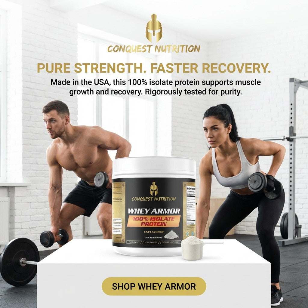 Whey Armor 100% Isolate Protein Unflavored - High-Quality 1lb Protein Supplement