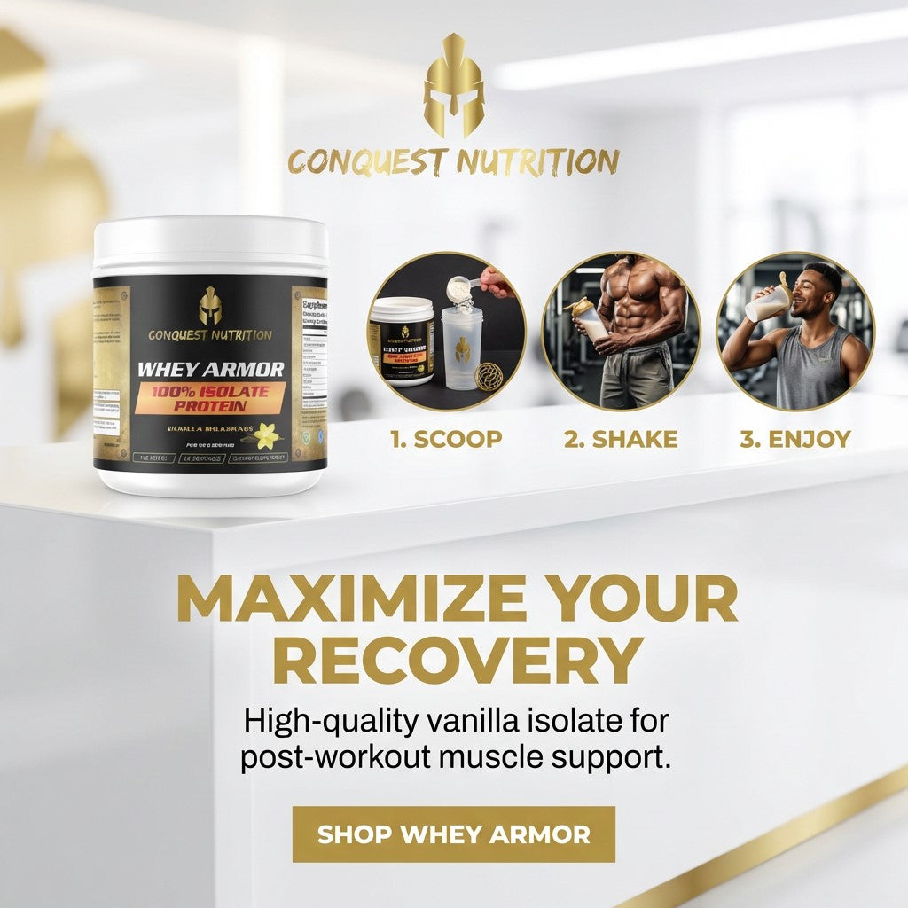 Whey Armor 100% Isolate Protein Vanilla Milkshake Flavor 1lb - Premium Protein Supplement
