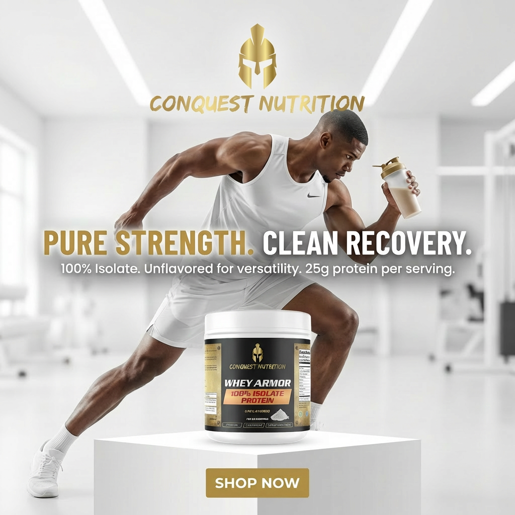Whey Armor 100% Isolate Protein Unflavored - High-Quality 1lb Protein Supplement