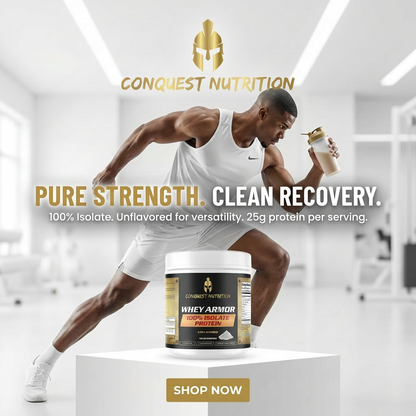 Whey Armor 100% Isolate Protein Unflavored - High-Quality 1lb Protein Supplement