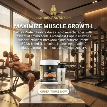 Whey Armor 100% Isolate Protein Unflavored - High-Quality 1lb Protein Supplement